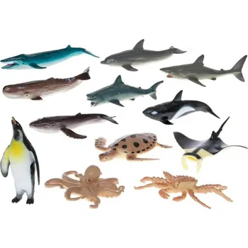 Figurka Zvířátko mořské 8cm plastové figurky zvířátka 12 druhů