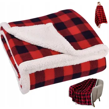 Obraz Deka Bedee vlněná 130 cm x 150 cm červená