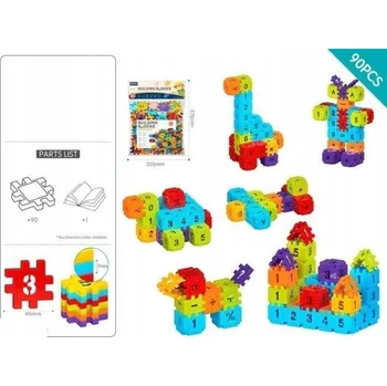 ostatní stavebnice Stavebnice 90 dílů /Merkpol