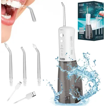 Bezpečnostní kamera Bezdrátový irigátor Teesa Easy Care 2, silný, 6,89 bar, IPX7, 3 hlavice