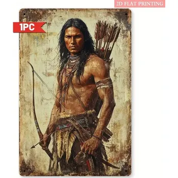 Plechová cedule BAF Plechová cedule Válečník 30 x 20 cm