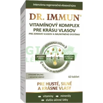 DR. IMMUN Vitaminový komplex pro krásné vlasy 60 ks (Vitaminový přípravek s vitaminy a minerály)