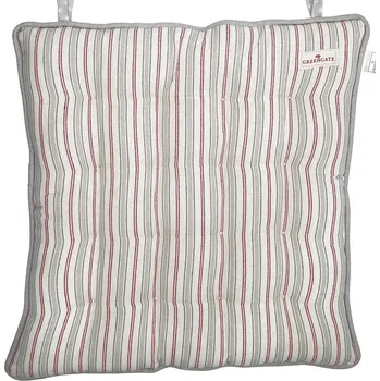 Podsedák GreenGate Prošívaný sedák Cara Red 40x40