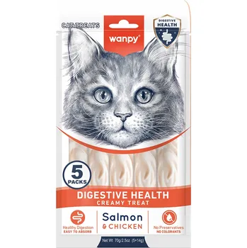 Pamlsek pro kočku Pamlsek pro odchlupení Wanpy 70 g