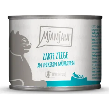 Krmivo pro kočku 6x200g MjAMjAM - kozí s mrkví