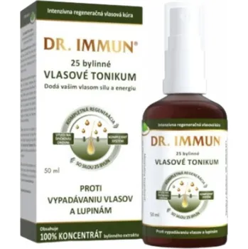 DR. IMMUN Bylinné tonikum na vlasy s 25 bylinami 50 ml (Dodává vlasům sílu a energii)