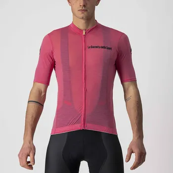 cyklistický dres CASTELLI Cyklistický dres s krátkým rukávem - GIRO '21 MAGLIA ROSA - růžová