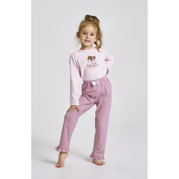 Dívčí pyžamo Taro pyžamo dívčí 3493 Jasmina - růžová, 128 (Dívčí pyžamo Taro )