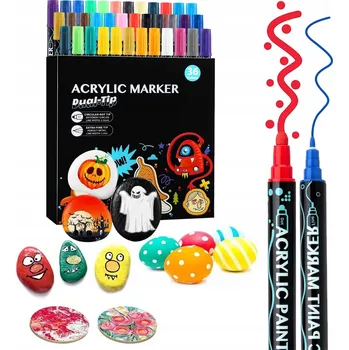 AKRYLOVÉ FIXY SADA 36 BAREV FIXY DÁREK