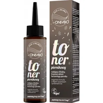 Barva na vlasy OnlyBio Hair In Balance toner na vlasy Perníček 100 ml
