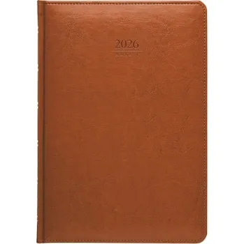 Diář Kastor týdenní hnědý diář B5 2026 26-TB5-027 Nižší cena pro více kusů!