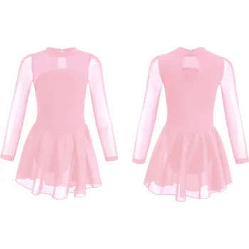 Body Růžové baletní body se tylovou sukýnkou – kostým na balet / tanec, velikost 120