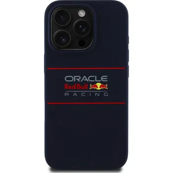 Pouzdro na mobilní telefon Red Bull Silicone Horizontal Logo MagSafe Zadní Kryt pro iPhone 15 Pro Max Navy RBHMP15X24SIHSRV