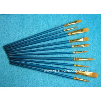 Umělecký štětec Štětce pro dekorování keramiky (10 kusů v sadě )