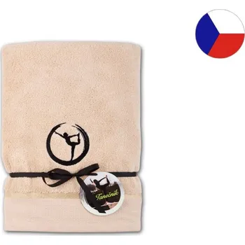 Osuška z mikrobavlny SLEEP WELL béžová 70x140 Jóga Tanečník