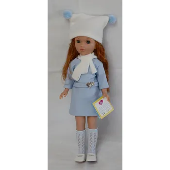 Panenka Realistická panenka Kateřina v modrých šatech od Vidal Rojas ze Španělska (Panenka Pepa- 41 cm - v pytlíku)