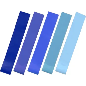 Gumové pásy na cvičení, 5 ks ve více typech - modré