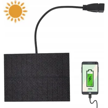 IP kamera SOLÁRNÍ PANEL VÝKONNÁ USB NABÍJEČKA SOLÁRNÍ PANELY