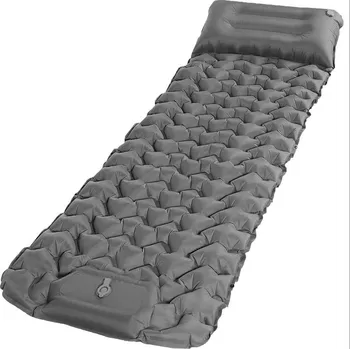 Nafukovací matrace Jednolůžková turistická matrace, šedá