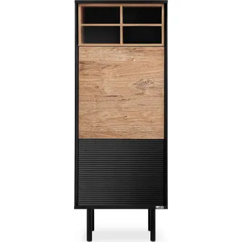 Komoda REGÁL LOFT ČERNÝ DUB, OBÝVACÍ POKOJ LOFT, ANTRACIT