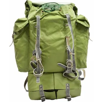 Outdoorové zavazadlo Armáda Finská Batoh FINSKÝ s nosným rámem 100 litrů ZELENÝ