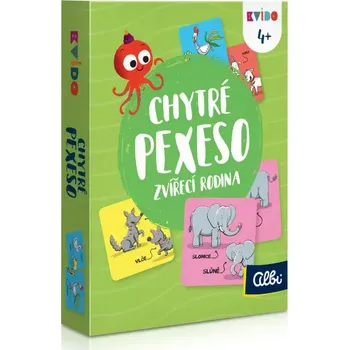 Pexeso Albi: Chytré pexeso Zvířecí rodina (2. vydání)