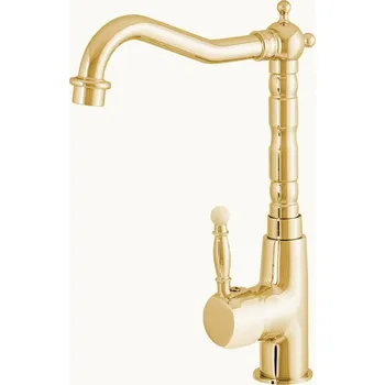 Vodovodní baterie Stojánková kuchyňská baterie Gamma Brenor zlatá