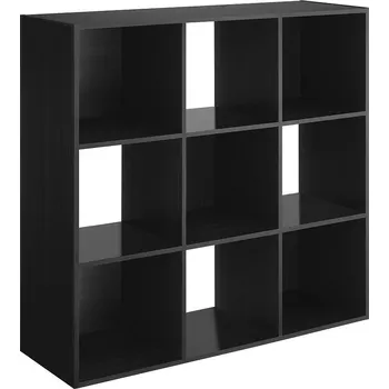 police 9-čtvercová úložná police se 3 košíky