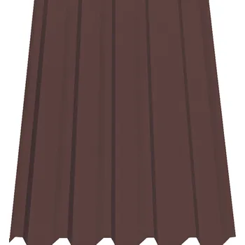 Plech Trapezový plech SAT 35 polyester 0,63 tmavě hnědá RAL8017