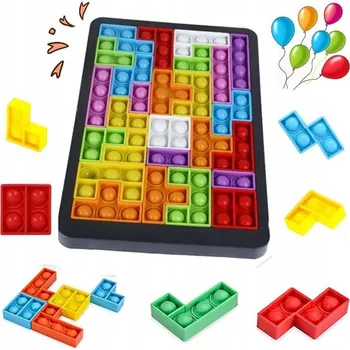 POP IT Hra Tetris Pop It - Logická Hračka pro Zábavu i Učení