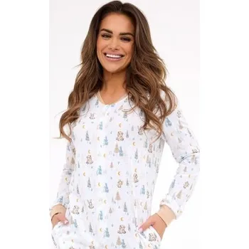 Dámské noční prádlo Dámský overal Cornette 786/435 Fox 2 Ecru XL