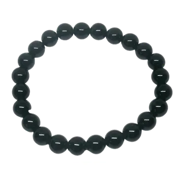 Náramek Černý obsidián 8 mm – energetický náramek proti negativitě