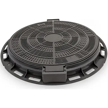 poklop Šachtový poklop A15, DN 600 PP, uzamykatelný,černý