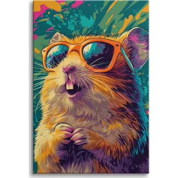 Obraz Moderní Obraz na plátně Nástěnná dekorace Street Art pro teenagera 80x120