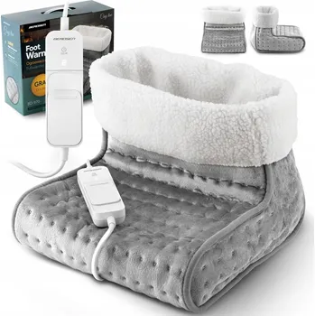 Přímotop Ohřívač nohou Elektrický ohřívač nohou BUT Měkký plyš Ovladač 3 úrovně