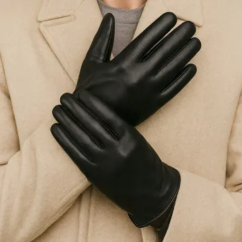 Rukavice Hagne pětiprsté rukavice z pravé kůže, velikost L - muž