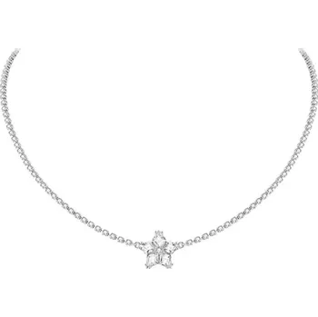 Náhrdelník JAY Náhrdelník se zirkonovými hvězdami JAY-9039-ZS56135 Stříbrná 44 cm + 5 cm (prodloužení)