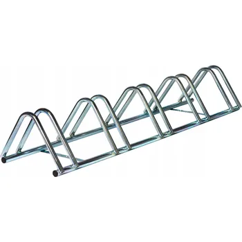 stojan na kolo Stojan na kola Parkovací pro 6 kol Pozinkovaný stříbrný ABIKO