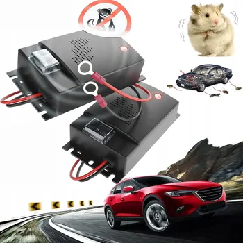 Odpuzovač zvířat 2 KS ODPUZOVAČ ZVÍŘAT HLODAVCŮ KUN MYŠÍ POTKANŮ DO AUTA 12-45KHZ