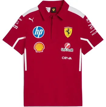Ferrari F1 2025 pánské týmové polo tričko Velikost: XL