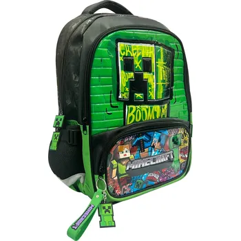 Školní batoh Školní batoh Minecraft: Creeper (objem 23 litrů|36 x 42 x 15 cm)