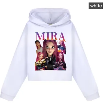 Chlapecký svetr KPop Demon Hunters (Lovkyně démonů) KPop Demon Hunters - kratší dívčí mikina (mix barev) Barva: Bílá (2), Velikost: 160