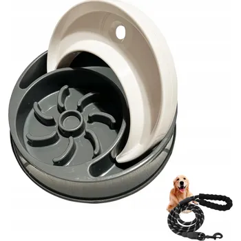 Miska pro psa Miska Pro Psa Kočku na Krmivo a vodu 2v1 + Vodítko