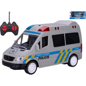 autodráha RC Auto česká policie na vysílačku 27MHz na baterie CZ Světlo Zvuk