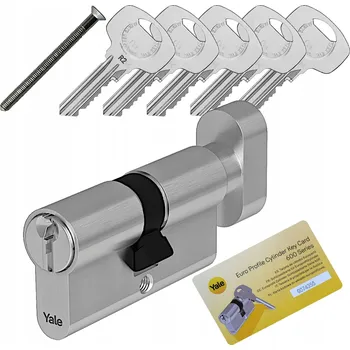 IP kamera Wkładka Yale Y600 G40/55 z gałką satyna + 5 klíčů