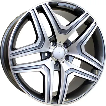 Alu kolo Alu kola Racing Line BK206, 20x9 5x112 ET48, šedivá + leštění (zátěžová)