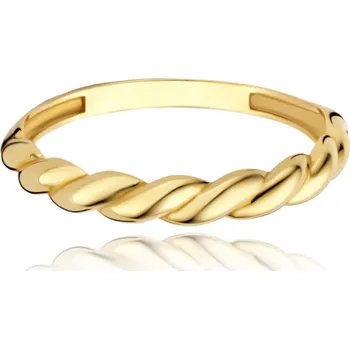 Prsten Elegantní zlatý prsten Au 585/1000