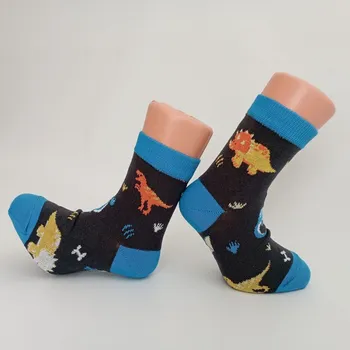 Trepon Dětské bavlněné ponožky DINO Barva: tmavě šedá, Velikost: 16 - 18 (24-27)