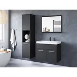 Koupelnový nábytek Floryna, Barva: černý grafit, Sifon k umyvadlu: ano, Baterie: ne MIRJAN 5903211457463