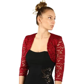 Bolerko TopMode Dámské krajkové bolerko s 3/4 rukávem 517569